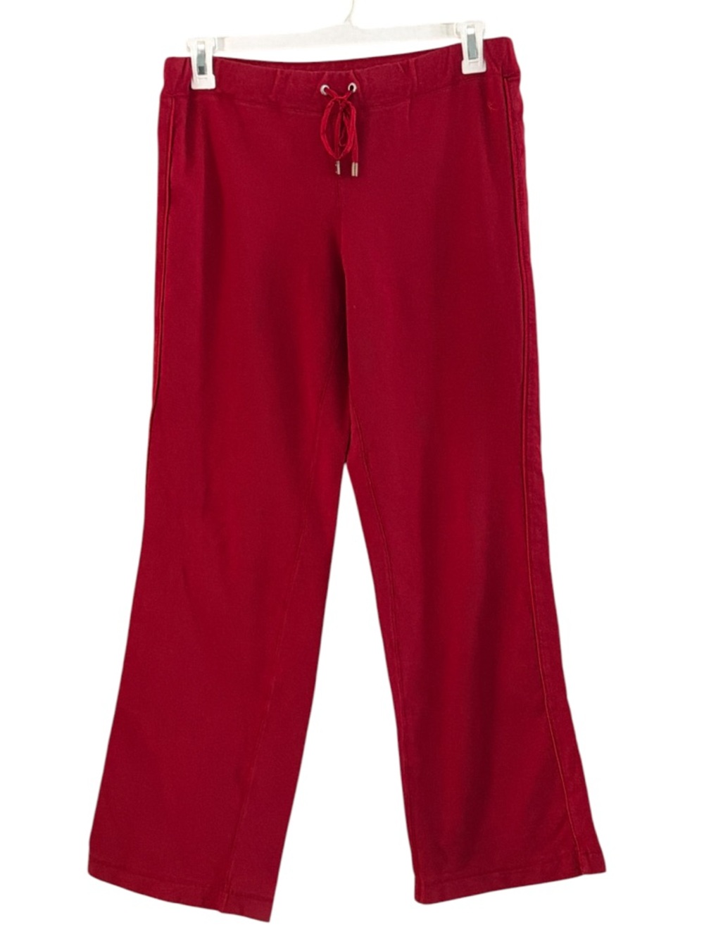 Danskin Red Wide-Leg Track Pants Size M